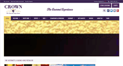 Desktop Screenshot of crownwineandspirits.com